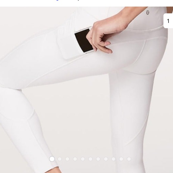 Lululemon all the right places cropped leggings - Picture 4 of 4